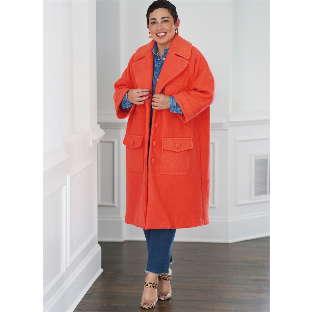 Simplicity Sewing Pattern S9824 Misses Coat in Two Lengths by Mimi G Style 9824 Image 4 From Patternsandplains.com