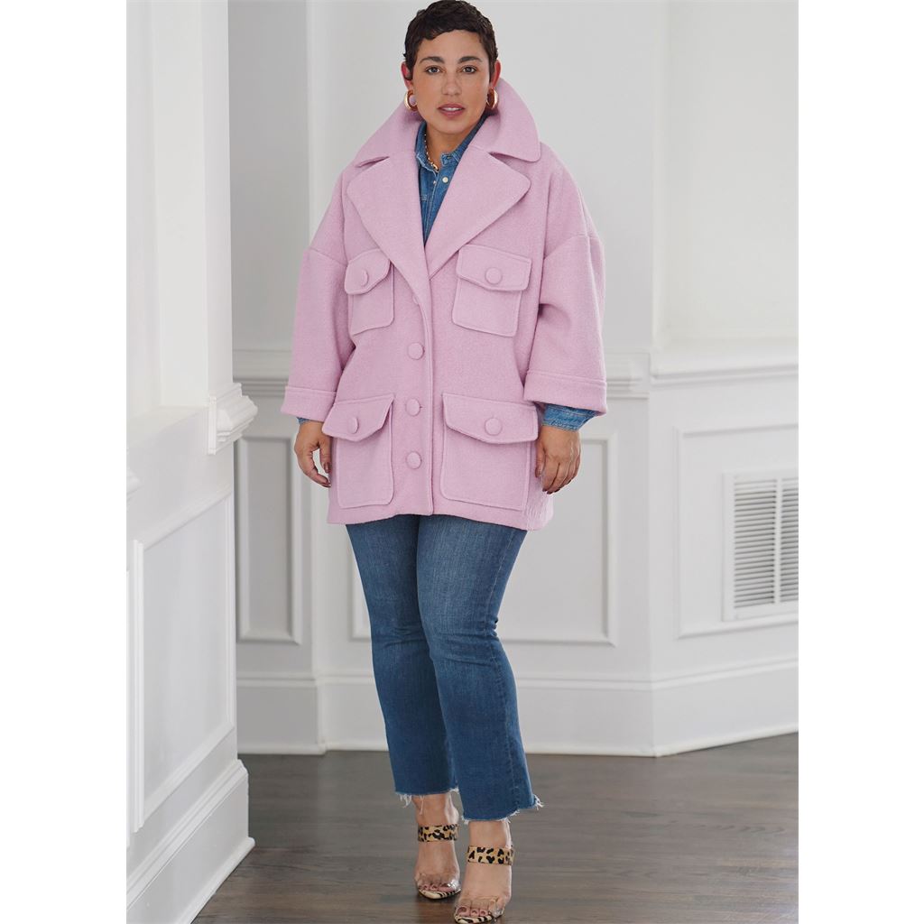 Simplicity Sewing Pattern S9824 Misses Coat in Two Lengths by Mimi G Style 9824 Image 5 From Patternsandplains.com