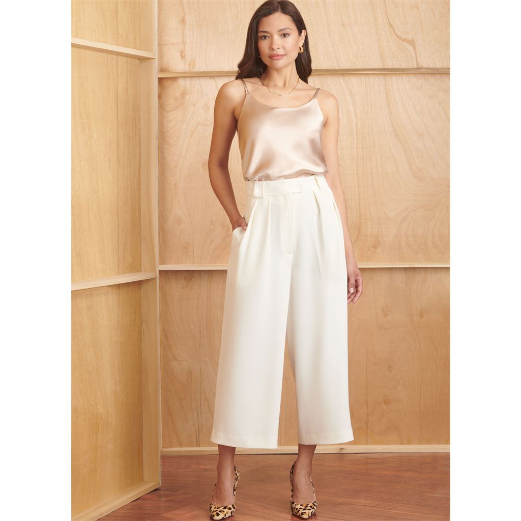 Simplicity Sewing Pattern S9826 Misses Pants in Two Lengths Camisole and Cardigan 9826 Image 7 From Patternsandplains.com