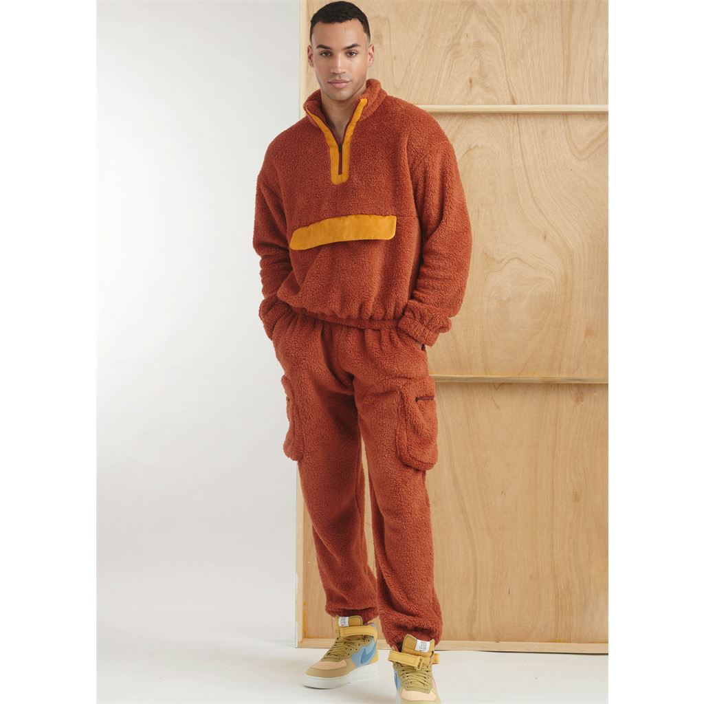 Simplicity Sewing Pattern S9828 Unisex Sweatshirt and Pants 9828 Image 5 From Patternsandplains.com