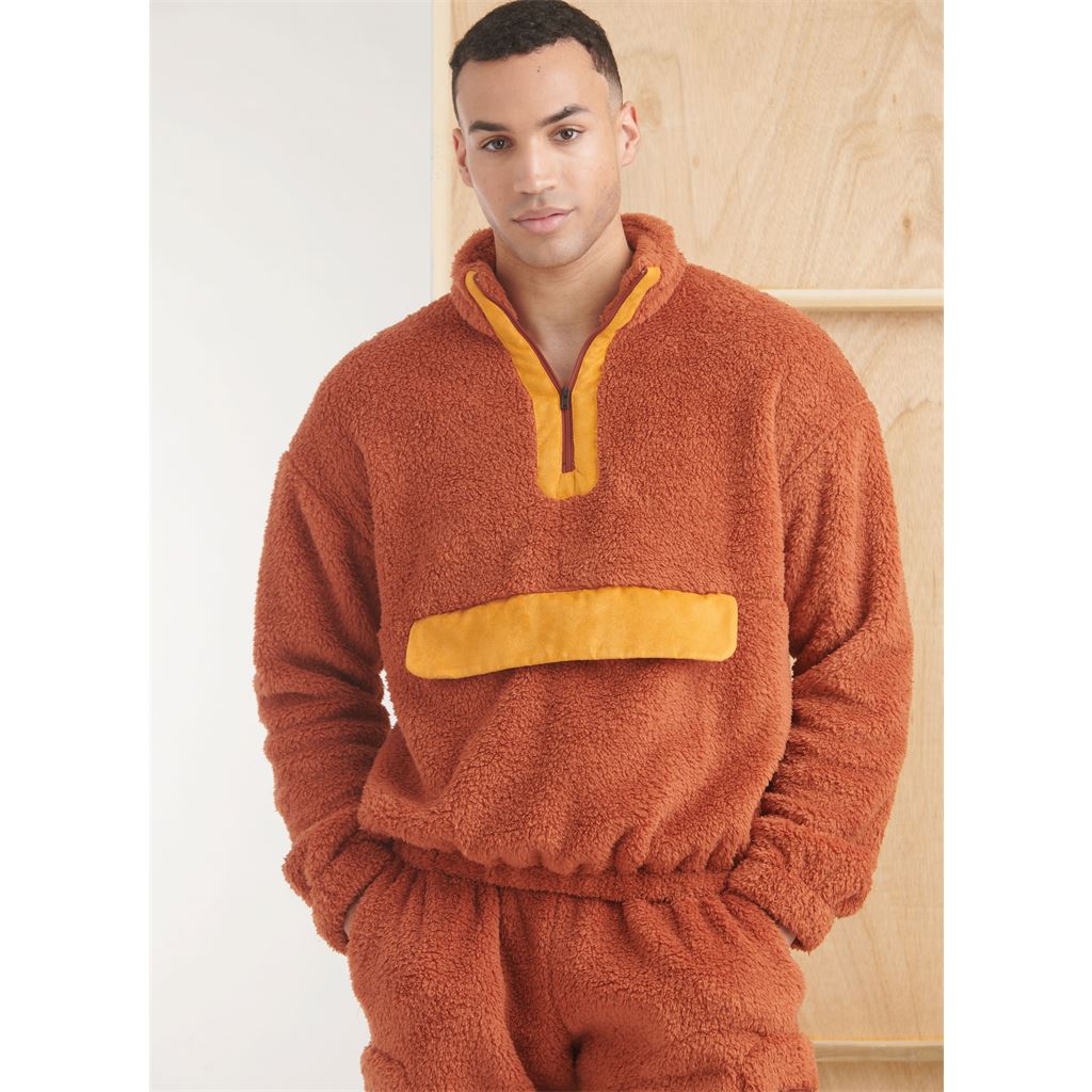 Simplicity Sewing Pattern S9828 Unisex Sweatshirt and Pants 9828 Image 6 From Patternsandplains.com