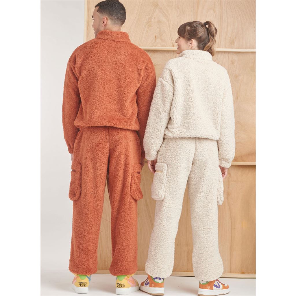 Simplicity Sewing Pattern S9828 Unisex Sweatshirt and Pants 9828 Image 8 From Patternsandplains.com