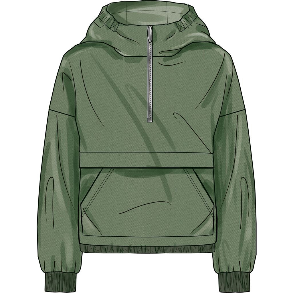 Simplicity Sewing Pattern S9829 Mens Half Zip Hoodie 9829 Image 4 From Patternsandplains.com