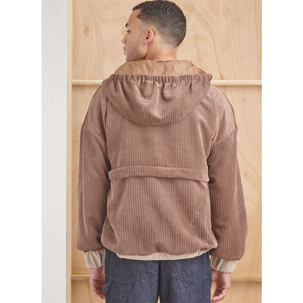 Simplicity Sewing Pattern S9829 Mens Half Zip Hoodie 9829 Image 6 From Patternsandplains.com