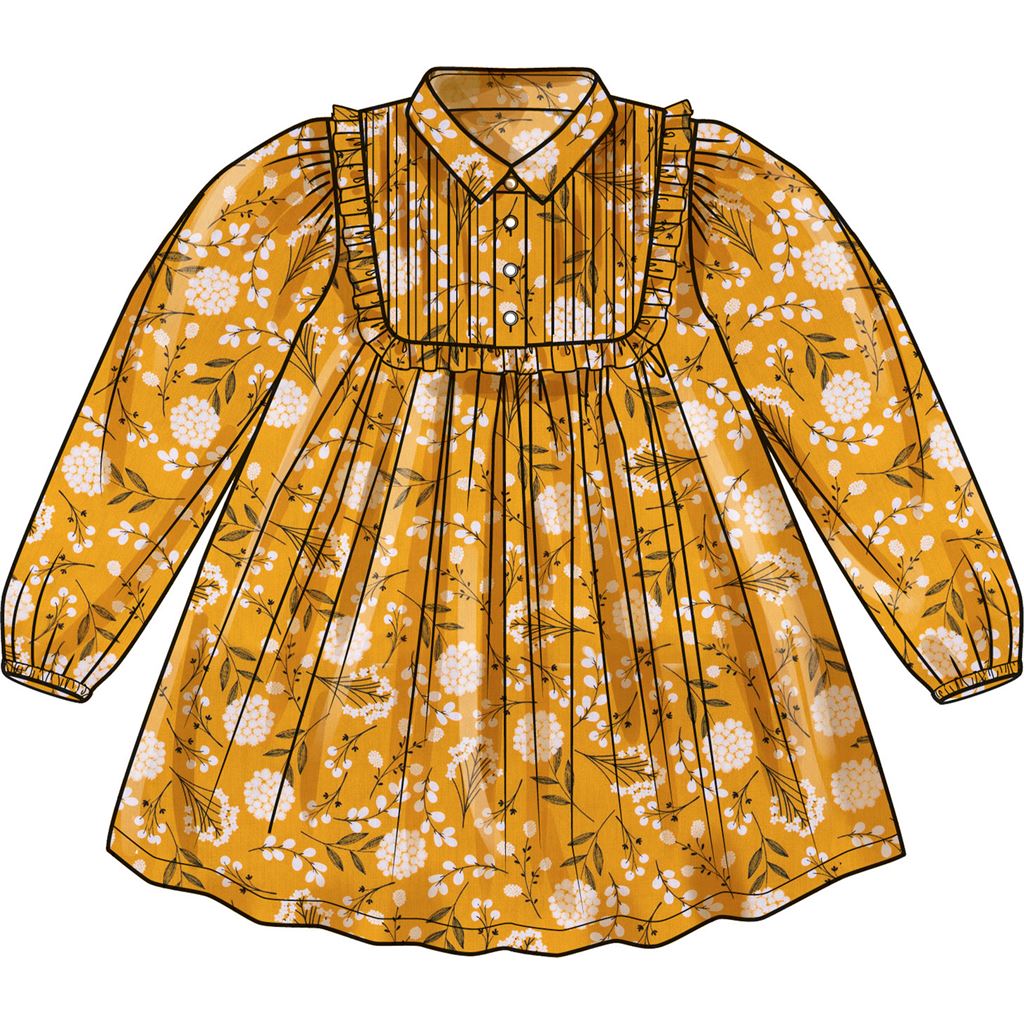 Simplicity Sewing Pattern S9830 Childrens Dresses 9830 Image 3 From Patternsandplains.com