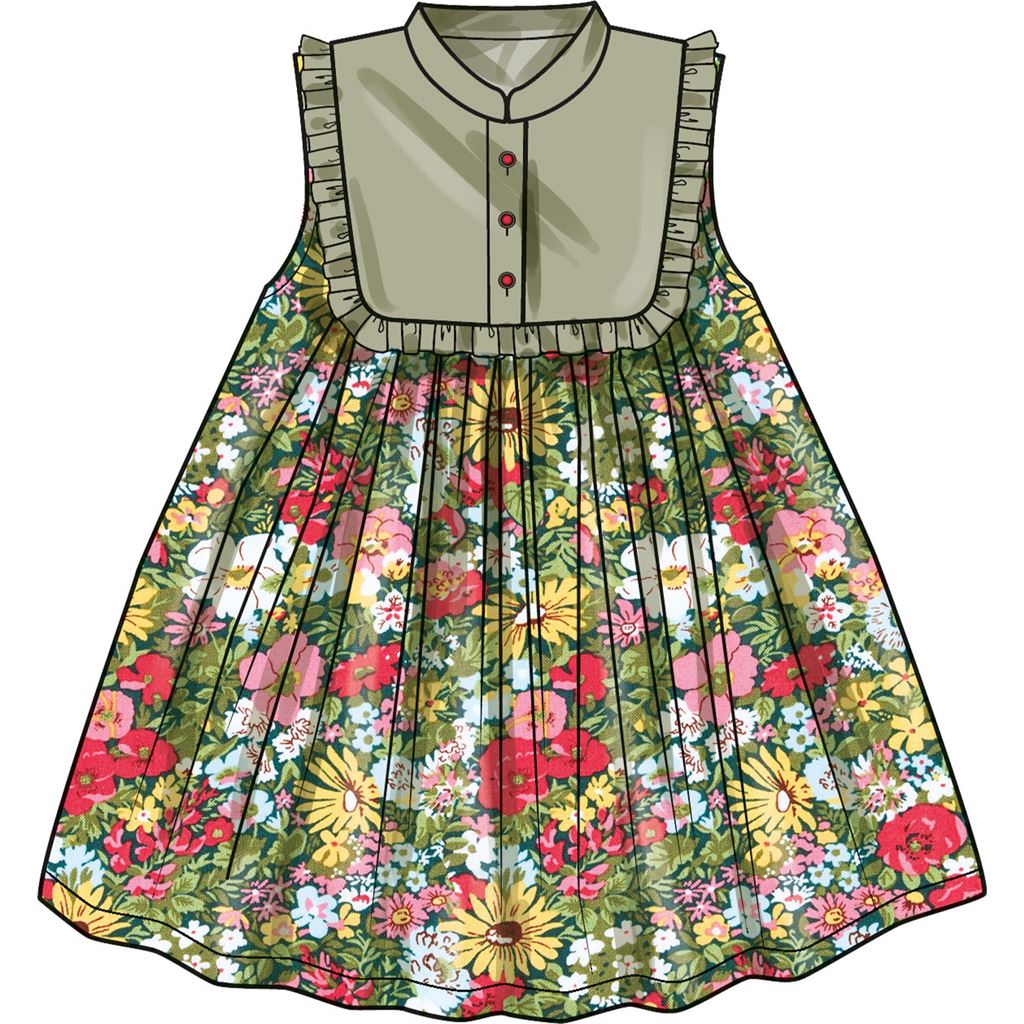 Simplicity Sewing Pattern S9830 Childrens Dresses 9830 Image 5 From Patternsandplains.com