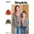 Simplicity Sewing Pattern S9831 Childrens and Girls Jacket in Two Lengths 9831 Image 1 From Patternsandplains.com