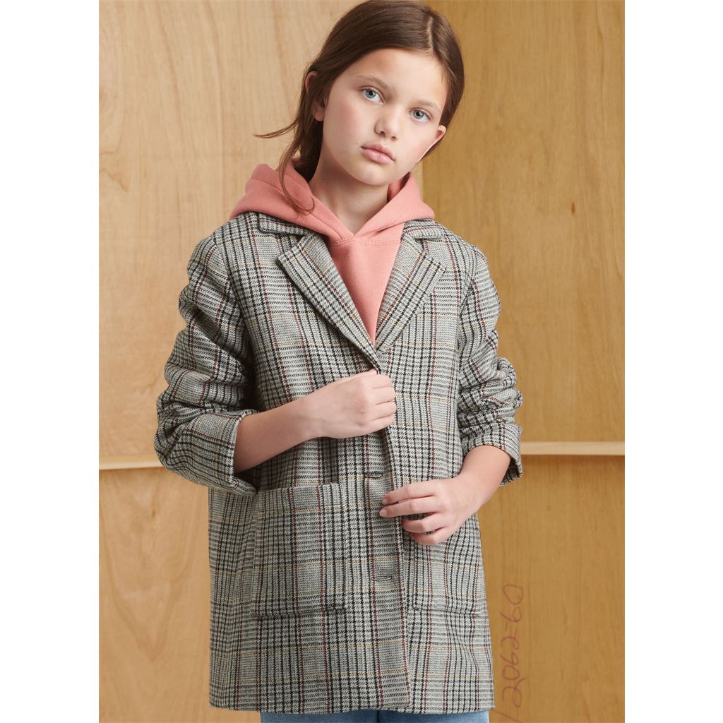Simplicity Sewing Pattern S9831 Childrens and Girls Jacket in Two Lengths 9831 Image 7 From Patternsandplains.com