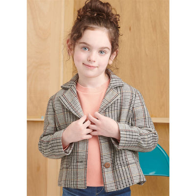 Simplicity Sewing Pattern S9831 Childrens and Girls Jacket in Two Lengths 9831 Image 8 From Patternsandplains.com