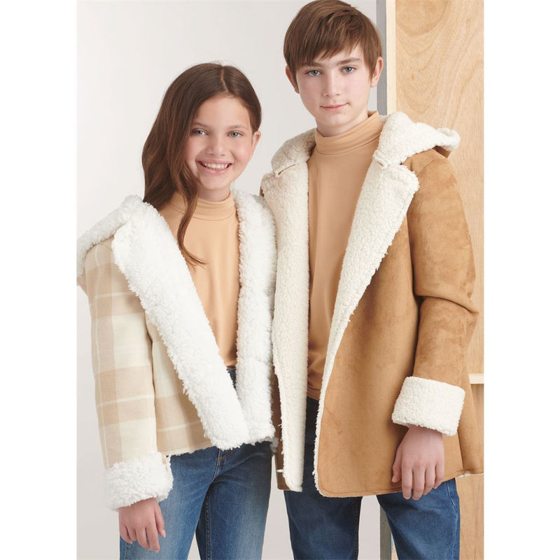 Simplicity Sewing Pattern S9832 Girls' and Boys' Jacket In Two Lengths ...