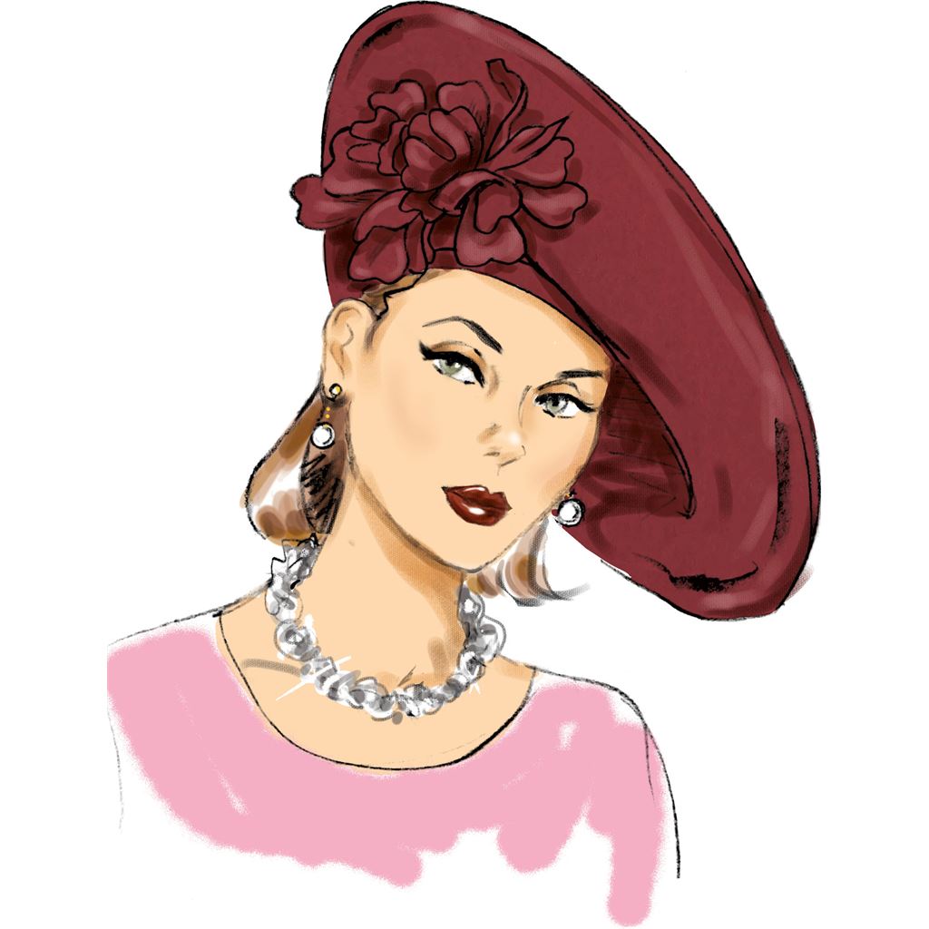 Simplicity Sewing Pattern S9834 Misses Hats in Five Styles 9834 Image 5 From Patternsandplains.com