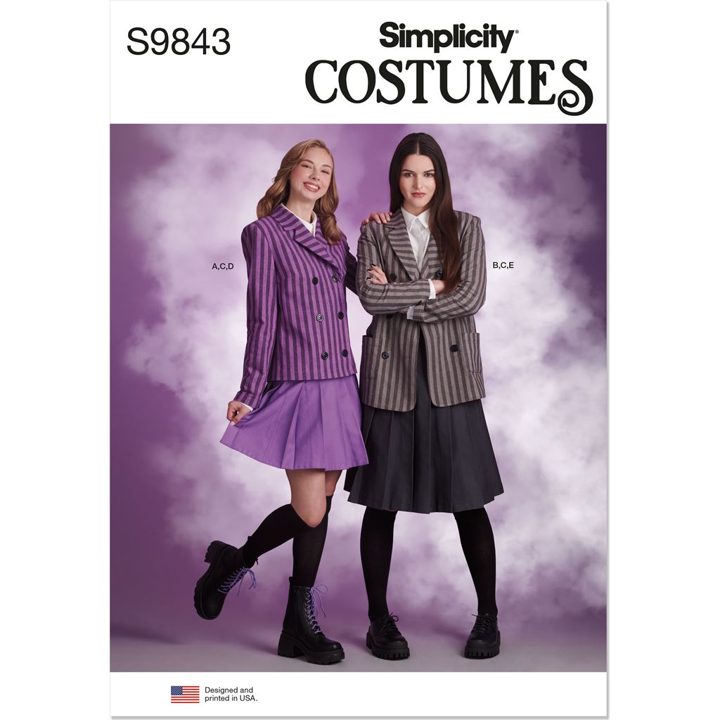 Simplicity Sewing Pattern S9843 Misses Costume 9843 Image 1 From Patternsandplains.com