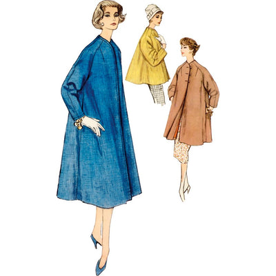 Simplicity Sewing Pattern S9847 Misses Coat in Three Lengths 9847 Image 5 From Patternsandplains.com