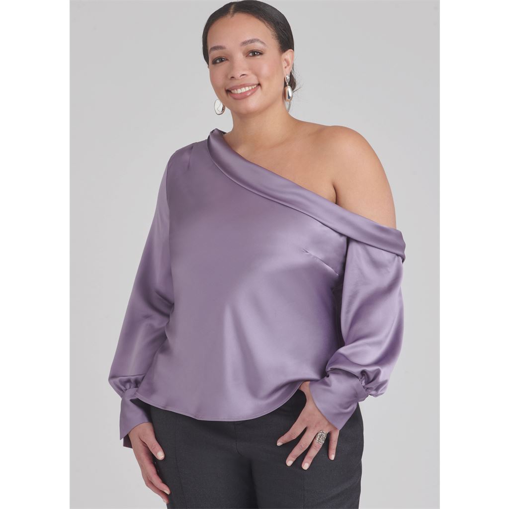 Simplicity Sewing Pattern S9851 Misses and Womens Tops 9851 Image 2 From Patternsandplains.com