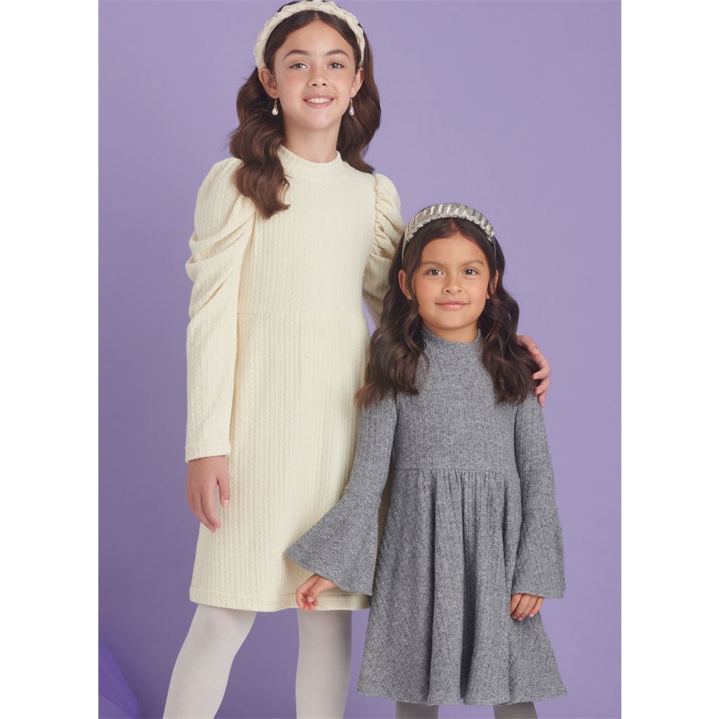 Simplicity Sewing Pattern S9862 Children's and Girls' Knit Dresses 9862 - Patterns and Plains Simplicity Sewing Pattern S9862 Children's and Girls' Knit Dresses 9862 - Patterns and Plains