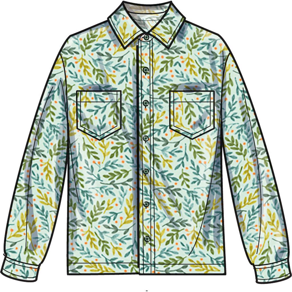 Simplicity Sewing Pattern S9864 Girls and Boys Shirt and Cargo Pants 9864 Image 4 From Patternsandplains.com