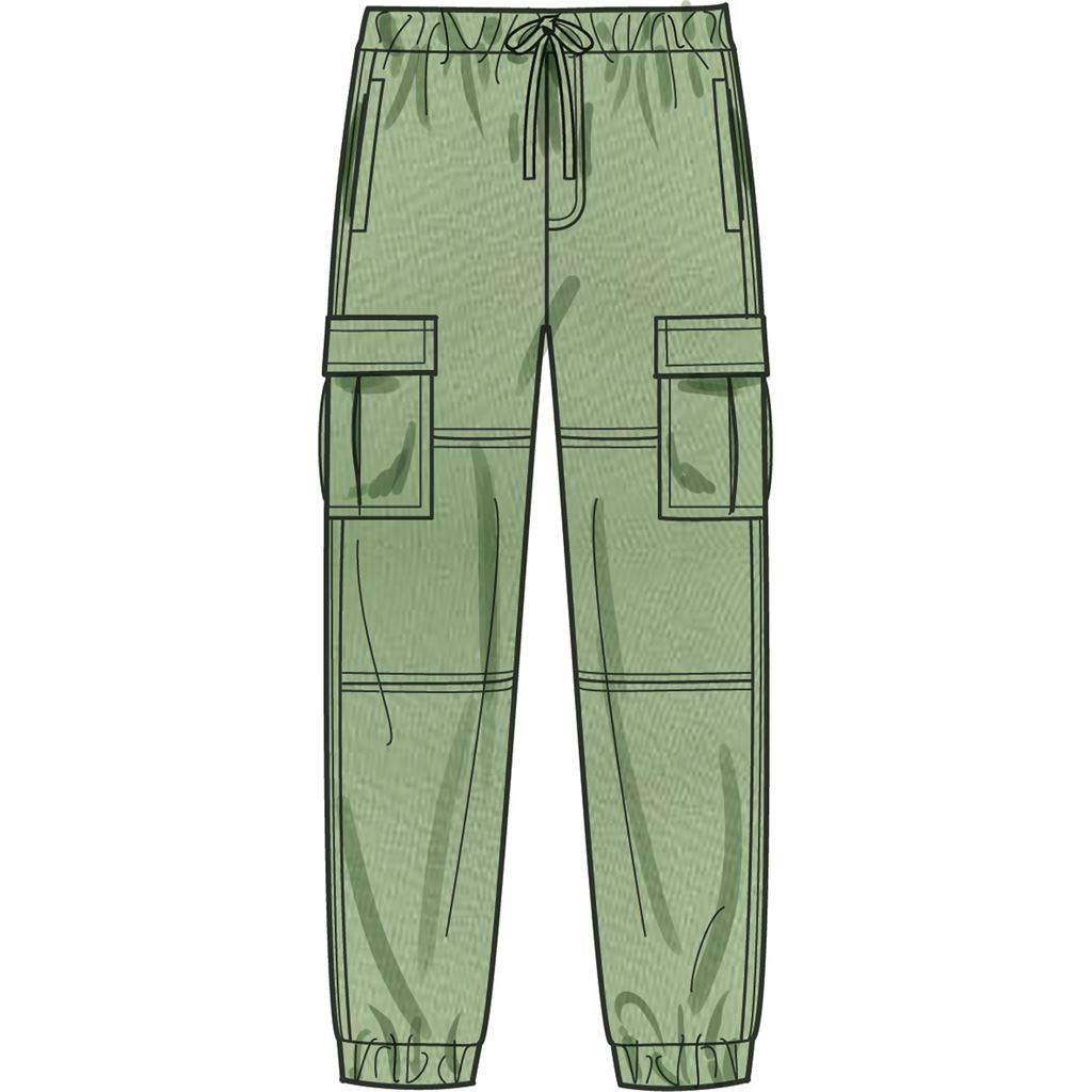 Simplicity Sewing Pattern S9864 Girls and Boys Shirt and Cargo Pants 9864 Image 6 From Patternsandplains.com