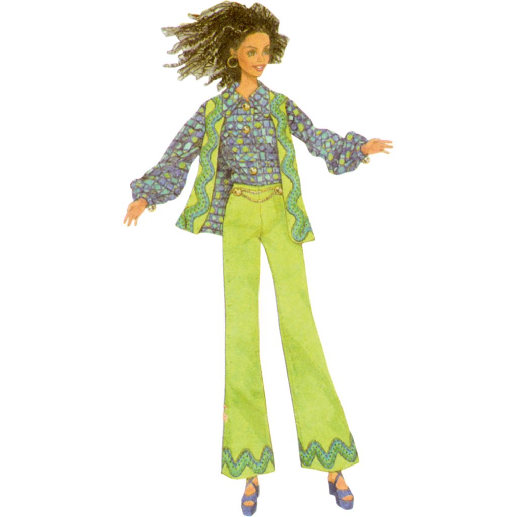 Simplicity Sewing Pattern S9869 Doll Clothes for 11 1 2 Fashion Doll by Theresa LaQuey 9869 Image 2 From Patternsandplains.com