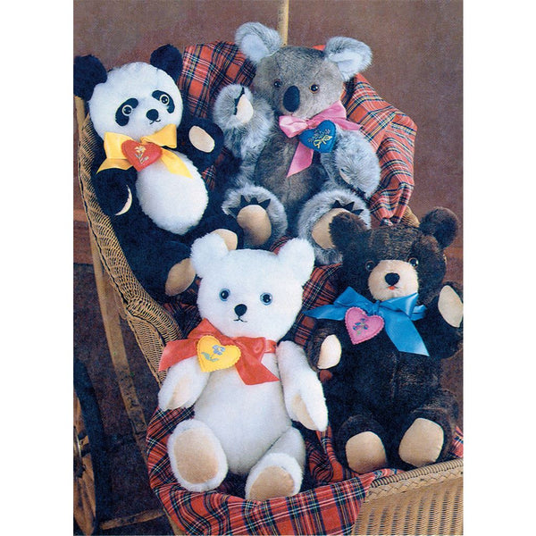 Simplicity Sewing Pattern S9870 Plush Bears 9870 Patterns And Plains simplicity-sewing-pattern-s9870-plush-bears-9870-patterns-and-plains