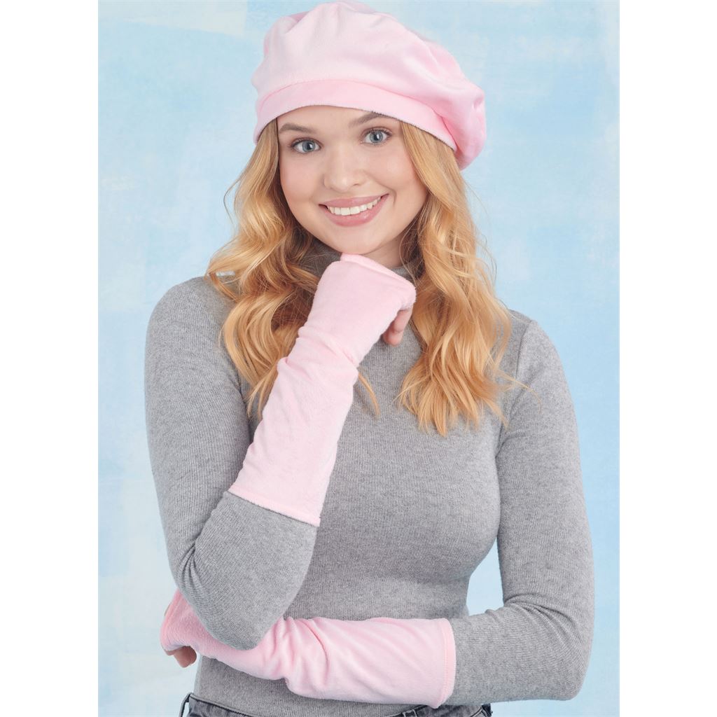 Simplicity Sewing Pattern S9871 Knit Hats and Arm Warmers 9871 Image 5 From Patternsandplains.com