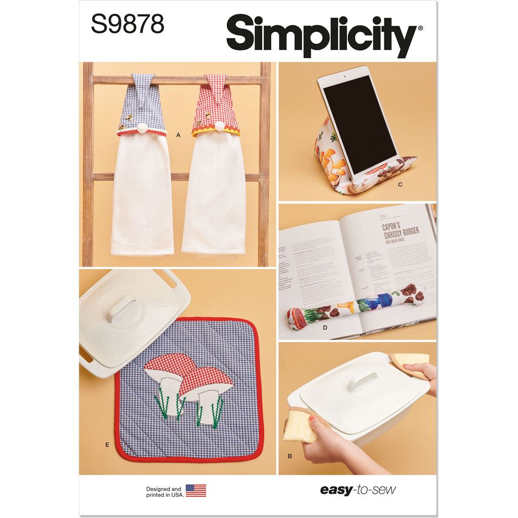 Simplicity Sewing Pattern S9878 Kitchen Accessories 9878 - Patterns and ...