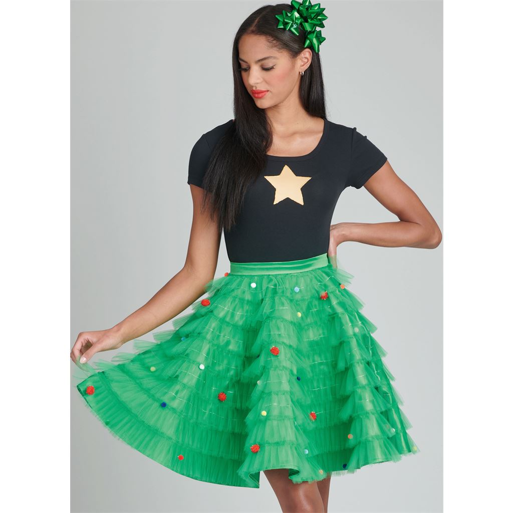 Simplicity Sewing Pattern S9879 Holiday Skirts Collar and Appliques 9879 Image 2 From Patternsandplains.com