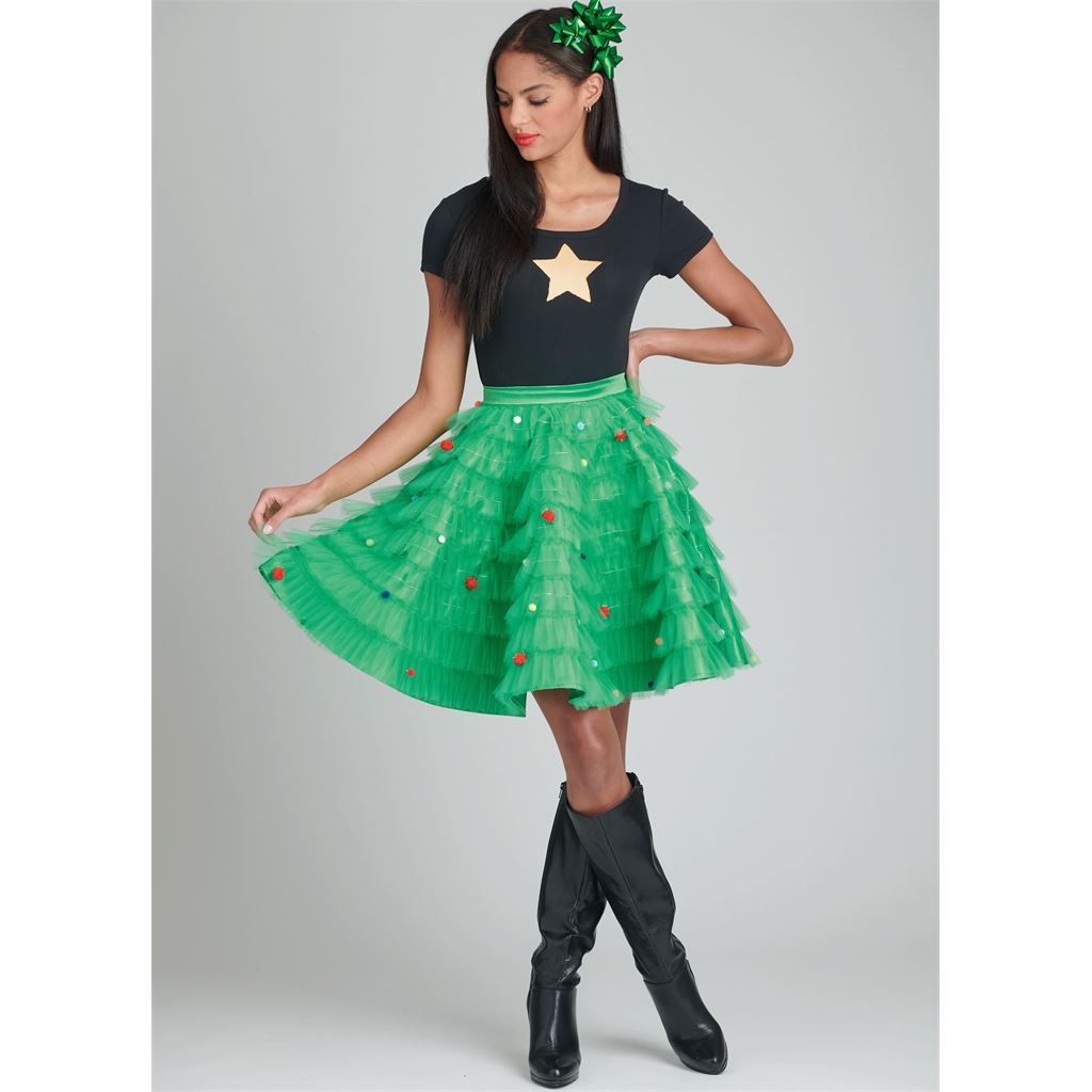 Simplicity Sewing Pattern S9879 Holiday Skirts Collar and Appliques 9879 Image 6 From Patternsandplains.com