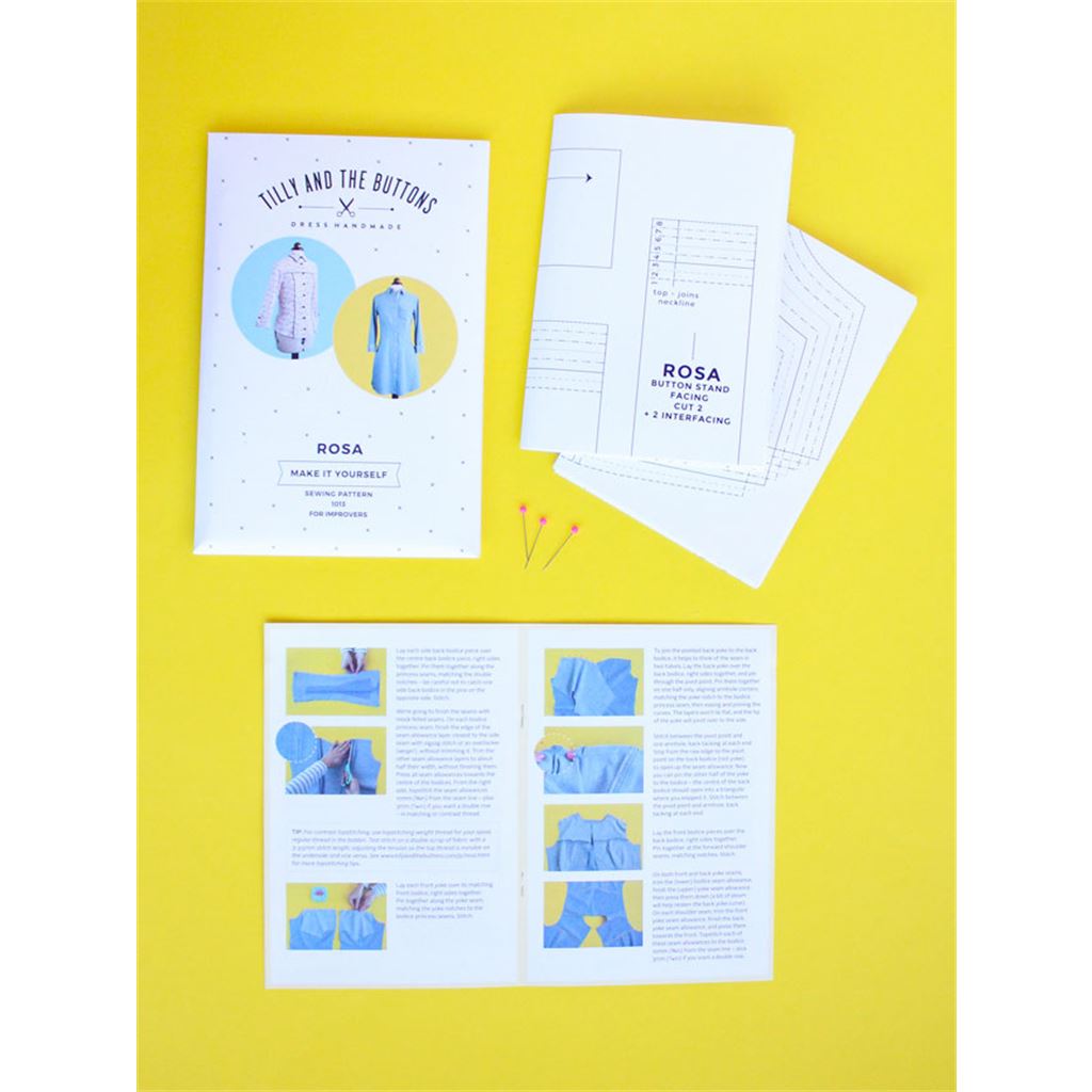 Tilly and the Buttons Pattern 1013 Rosa Image 2 From Patternsandplains.com