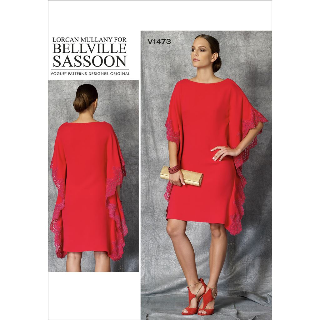 Vogue Pattern V1473 Misses Dress 1473 Image 1 From Patternsandplains.com