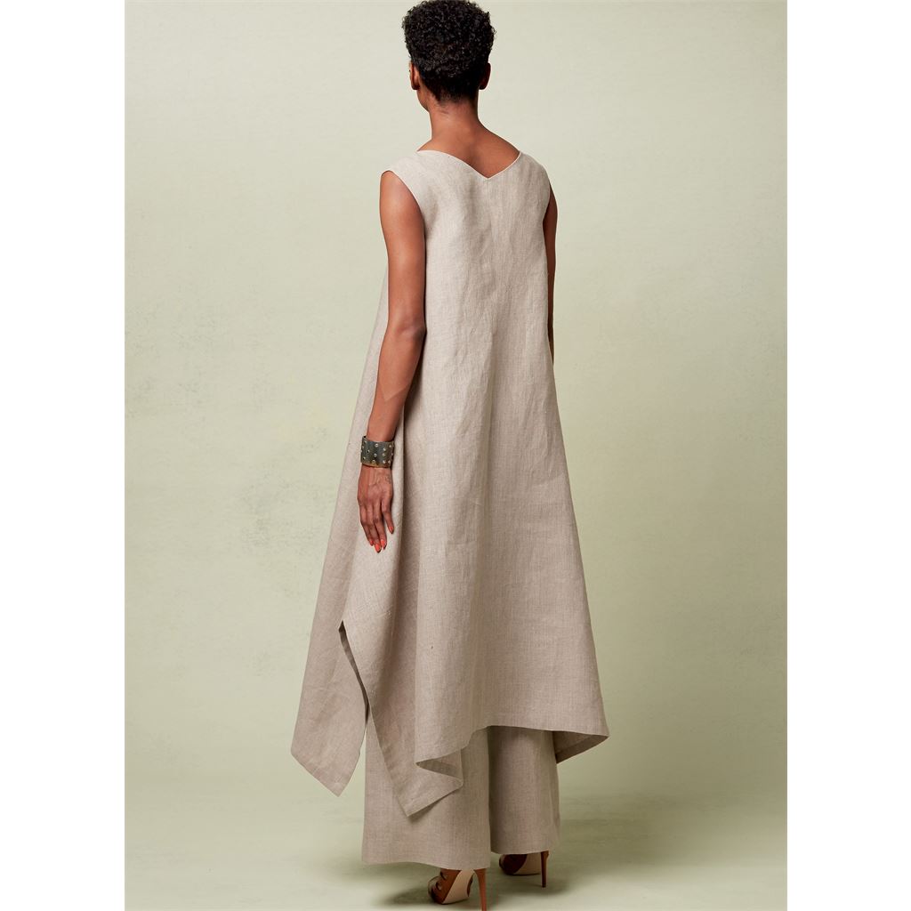 Vogue Pattern V1550 Misses Pullover Tunic with Uneven Hem and Wide Leg Pants 1550 Image 6 From Patternsandplains.com.jpg