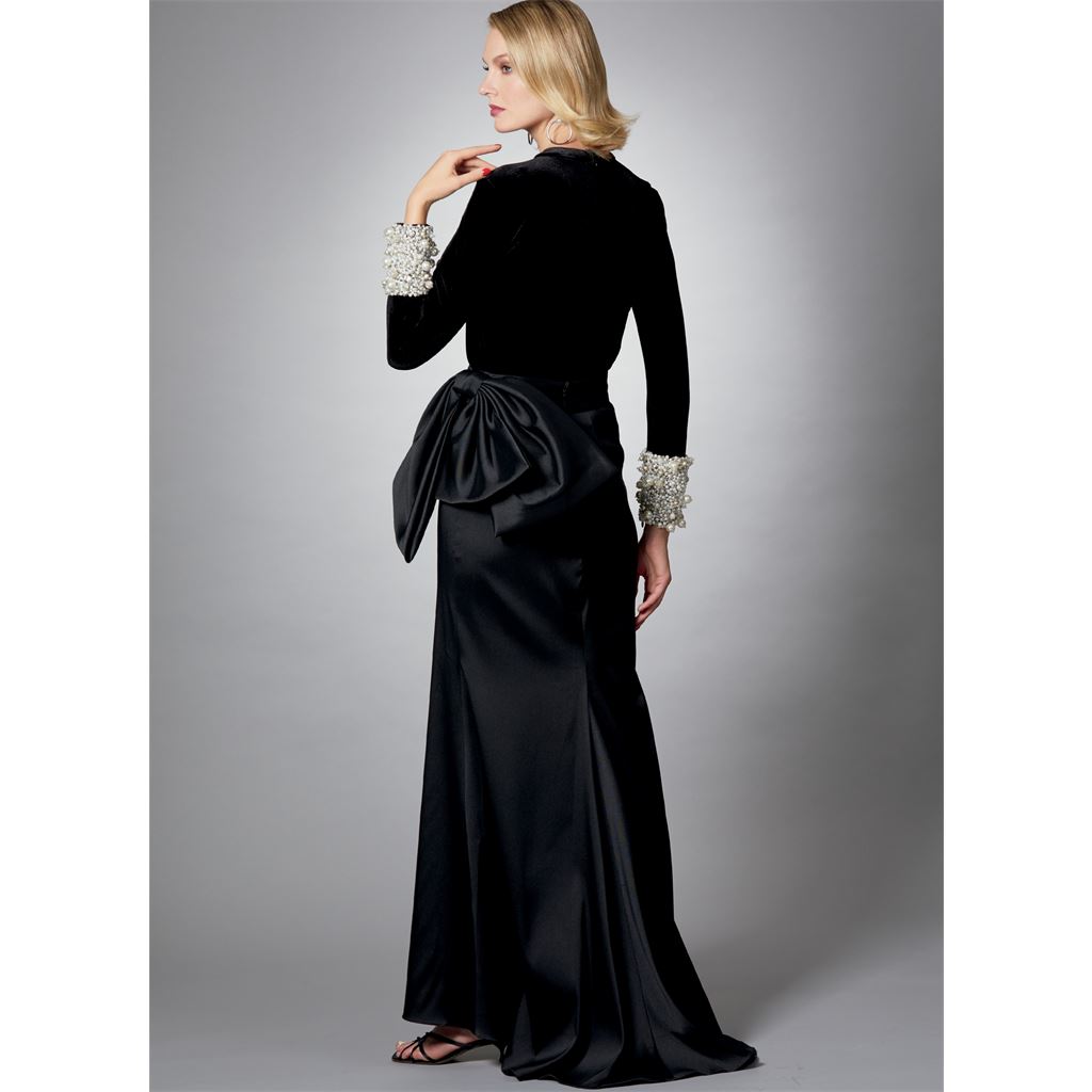 Vogue Pattern V1605 Misses Top and Skirt 1605 Image 7 From Patternsandplains.com