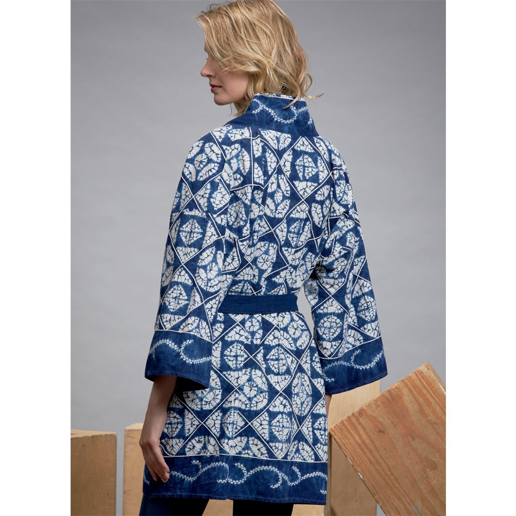 Vogue Pattern V1610 Misses Kimono and Belts 1610 Image 6 From Patternsandplains.com