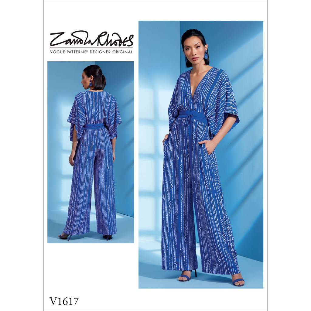 Vogue Pattern V1617 Misses Jumpsuit 1617 Image 1 From Patternsandplains.com