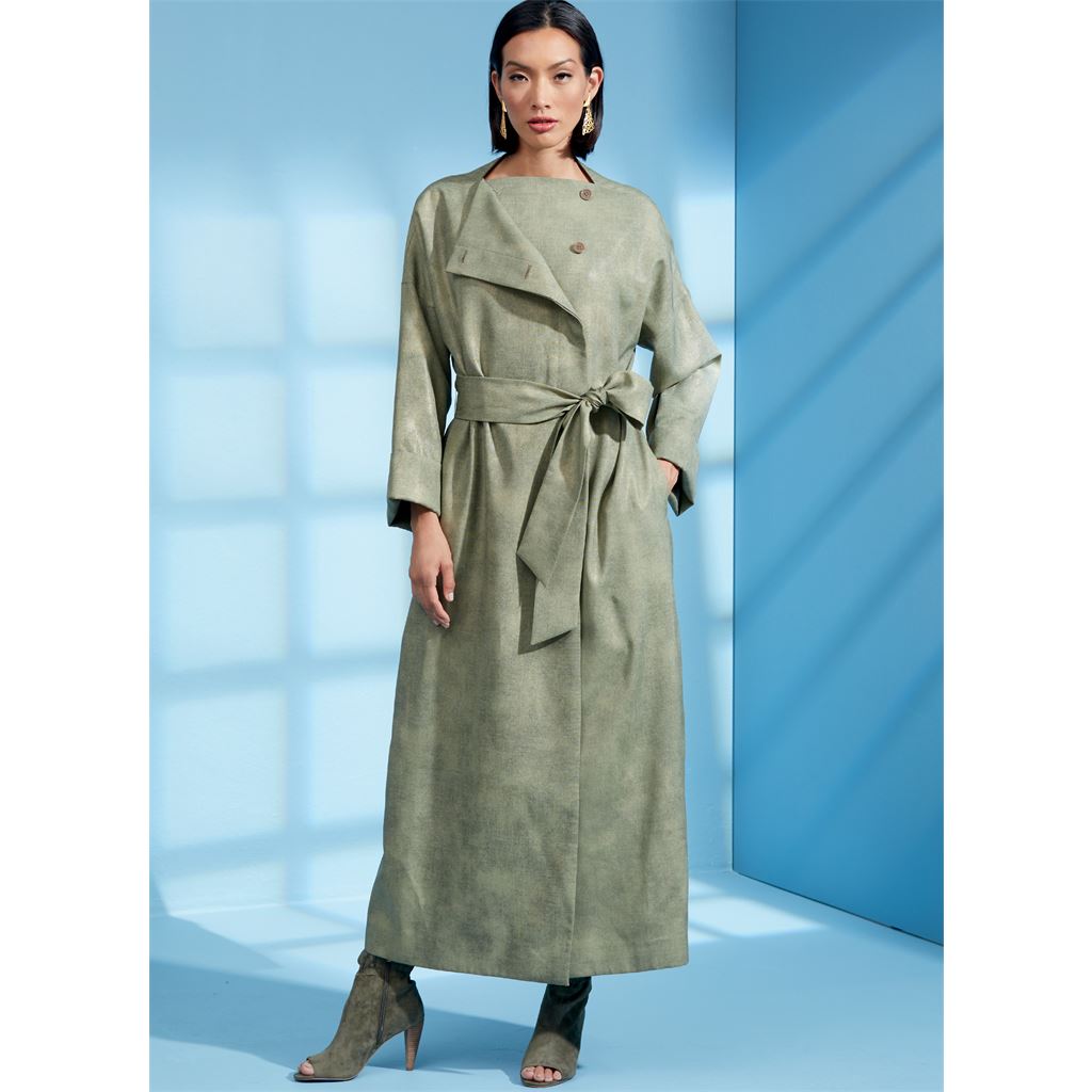 Vogue Pattern V1619 Misses Duster Sash and Pants 1619 Image 2 From Patternsandplains.com