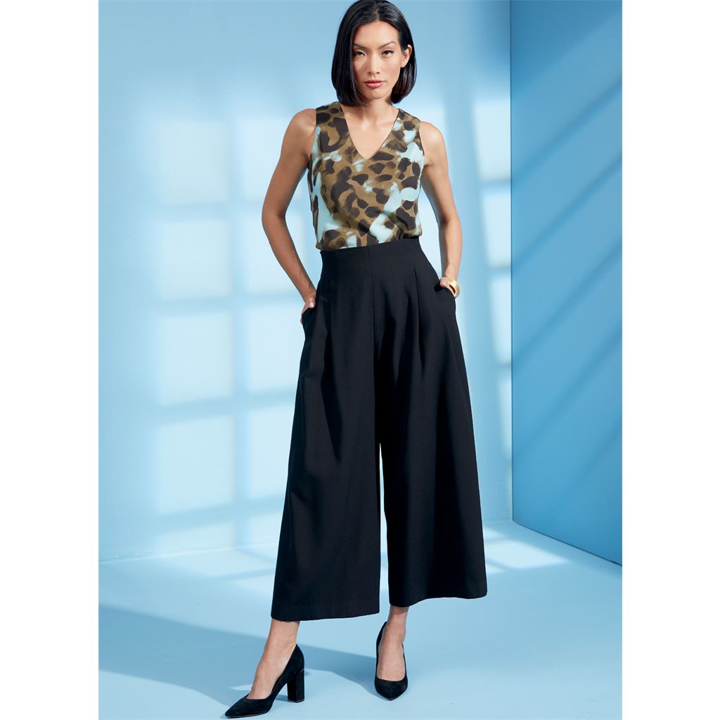 Vogue Pattern V1619 Misses Duster Sash and Pants 1619 Image 3 From Patternsandplains.com