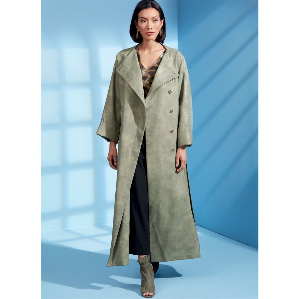 Vogue Pattern V1619 Misses Duster Sash and Pants 1619 Image 4 From Patternsandplains.com