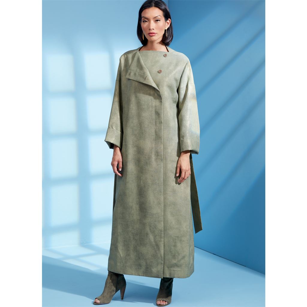 Vogue Pattern V1619 Misses Duster Sash and Pants 1619 Image 5 From Patternsandplains.com