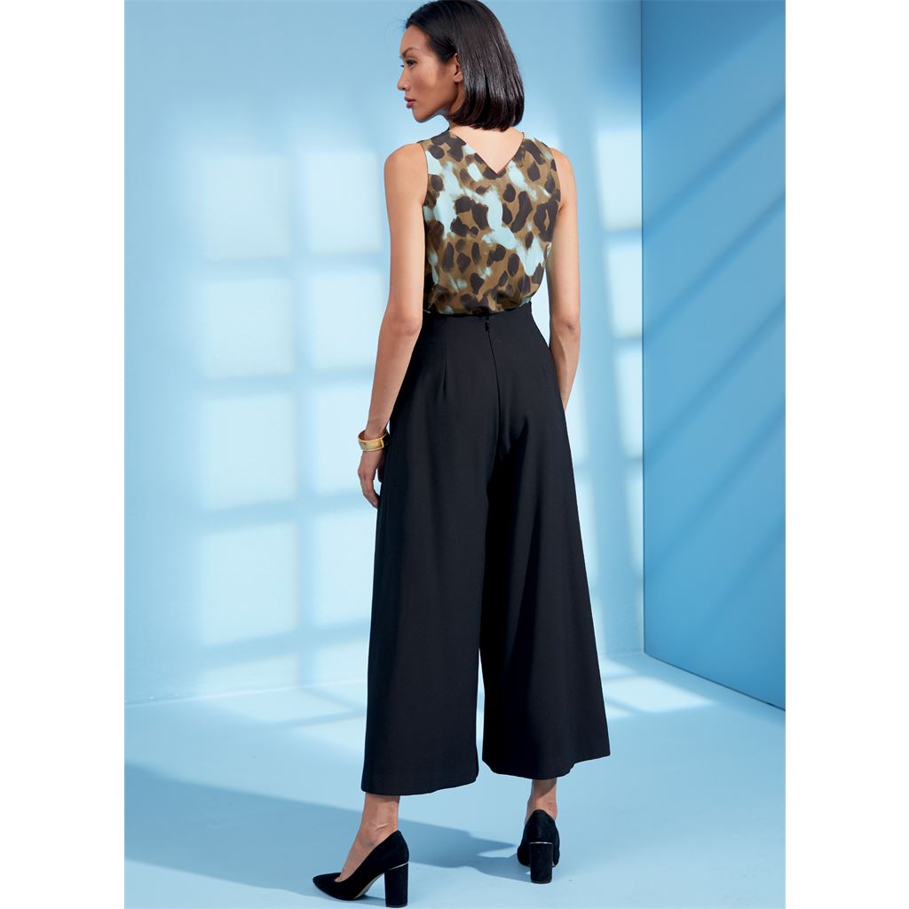 Vogue Pattern V1619 Misses Duster Sash and Pants 1619 Image 8 From Patternsandplains.com