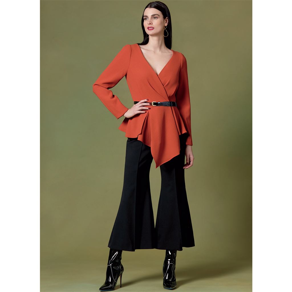 Vogue Pattern V1636 Misses Tops 1636 Image 4 From Patternsandplains.com