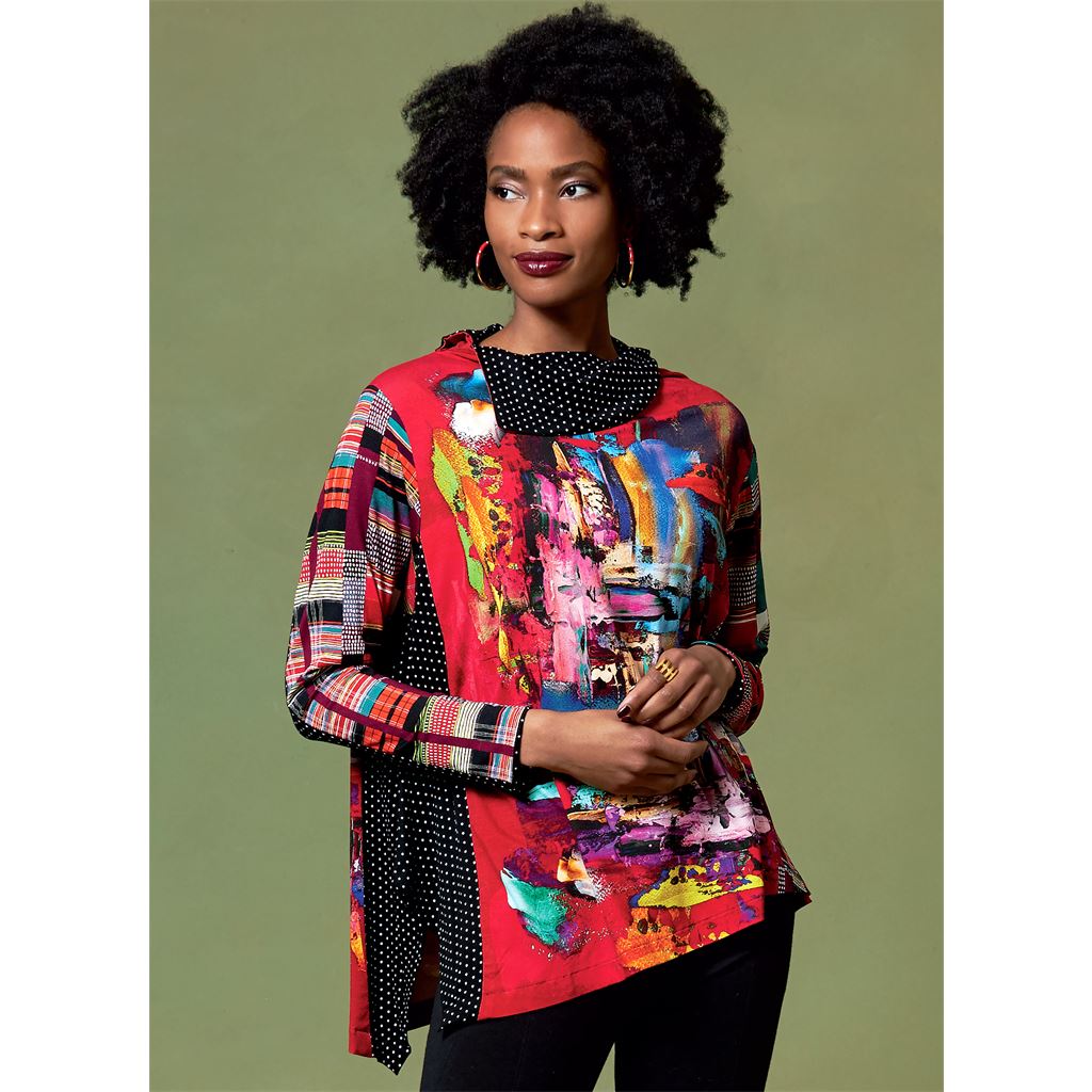 Vogue Pattern V1637 Misses Tops 1637 Image 2 From Patternsandplains.com