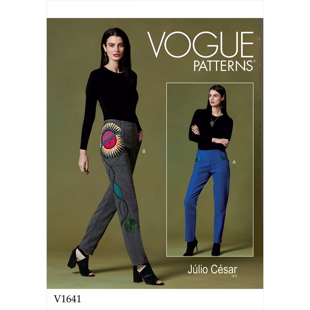 Vogue Pattern V1641 Misses Pants 1641 Image 1 From Patternsandplains.com