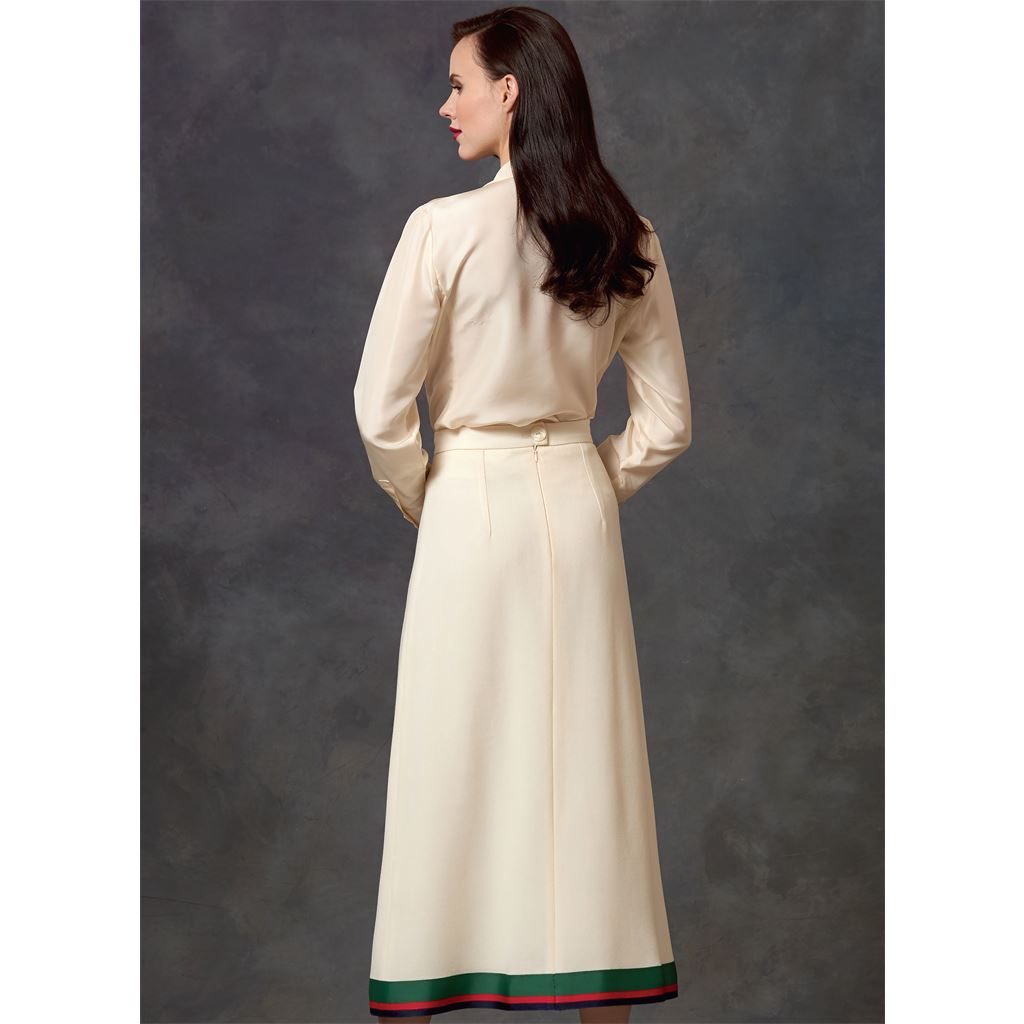 Vogue Pattern V1643 Misses Misses Petite Jacket Dress and Skirt 1643 Image 15 From Patternsandplains.com