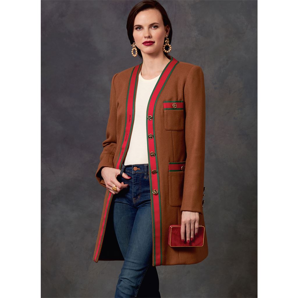 Vogue Pattern V1643 Misses Misses Petite Jacket Dress and Skirt 1643 Image 2 From Patternsandplains.com