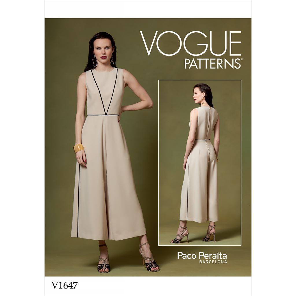 Vogue Pattern V1647 Misses Jumpsuit 1647 Patterns And Plains vogue-pattern-v1647-misses-jumpsuit-1647-patterns-and-plains