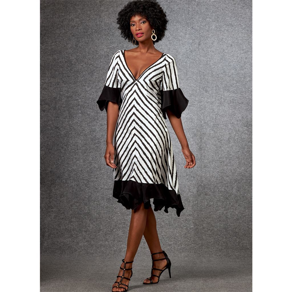 Vogue Pattern V1676 Misses Dress 1676 Image 2 From Patternsandplains.com