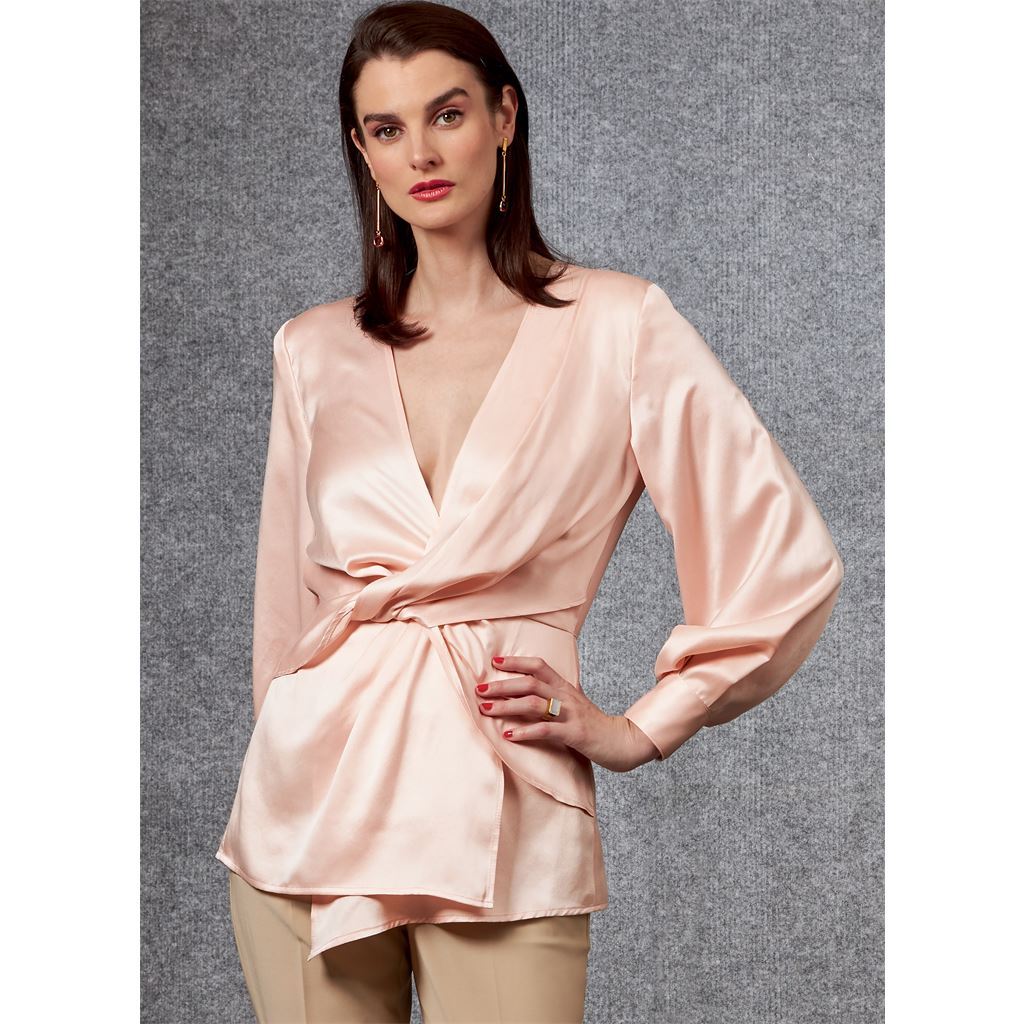 Vogue Pattern V1680 Misses Top 1680 Image 2 From Patternsandplains.com