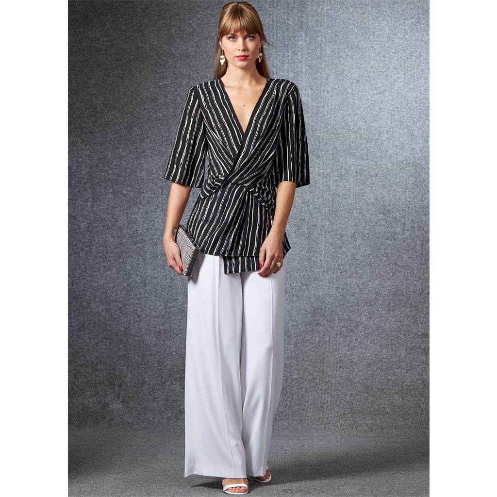 Vogue Pattern V1680 Misses Top 1680 Image 4 From Patternsandplains.com