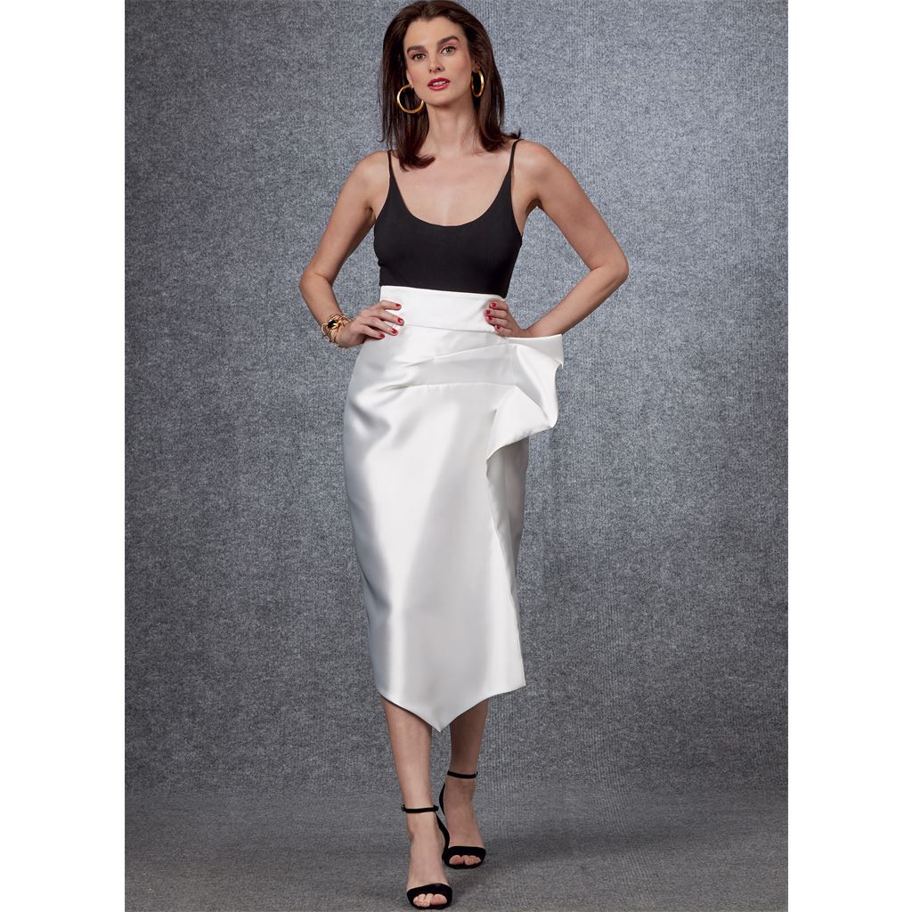 Vogue Pattern V1684 Misses Skirt 1684 Image 2 From Patternsandplains.com