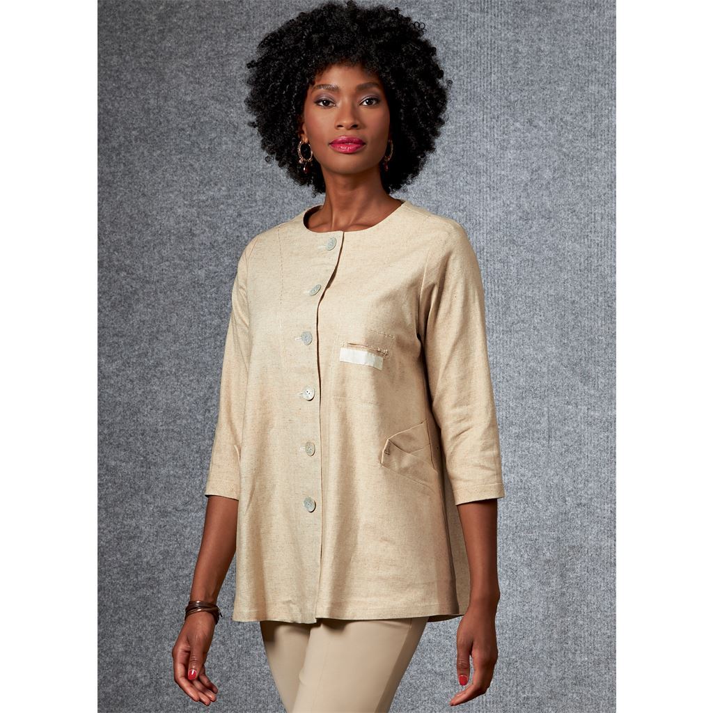 Vogue Pattern V1689 Misses Jacket 1689 Image 2 From Patternsandplains.com