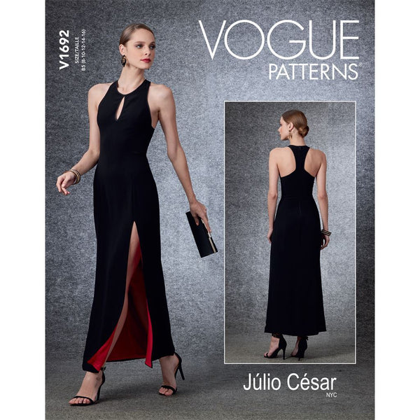vogue dress patterns evening gowns Vogue Pattern V1692 Misses' Special Occasion Dress 1692